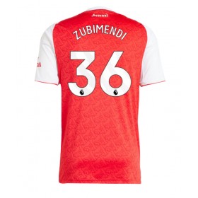 Pánské fotbalový oblečení Arsenal Martin Zubimendi #36 Domácí košile 2025-26 Krátkým Rukávem